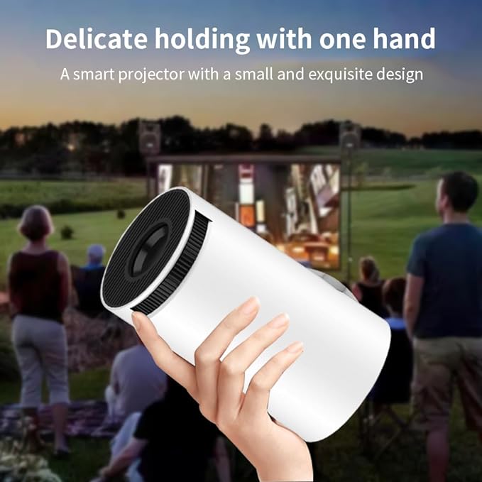 PENDO™️ HY300 Smart  Portable Projector with 5G WIFI Home Cinema and  Outdoor 1080P