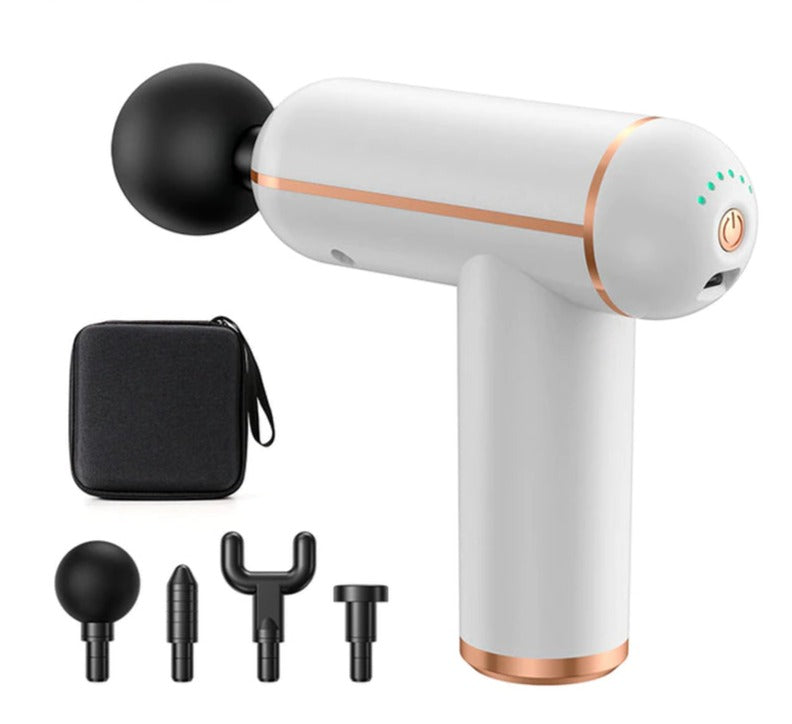 MUKASI Massage Gun Portable Percussion Pistol Massager for Body Neck Deep Tissue Muscle Relaxation Gout Pain Relief Fitness