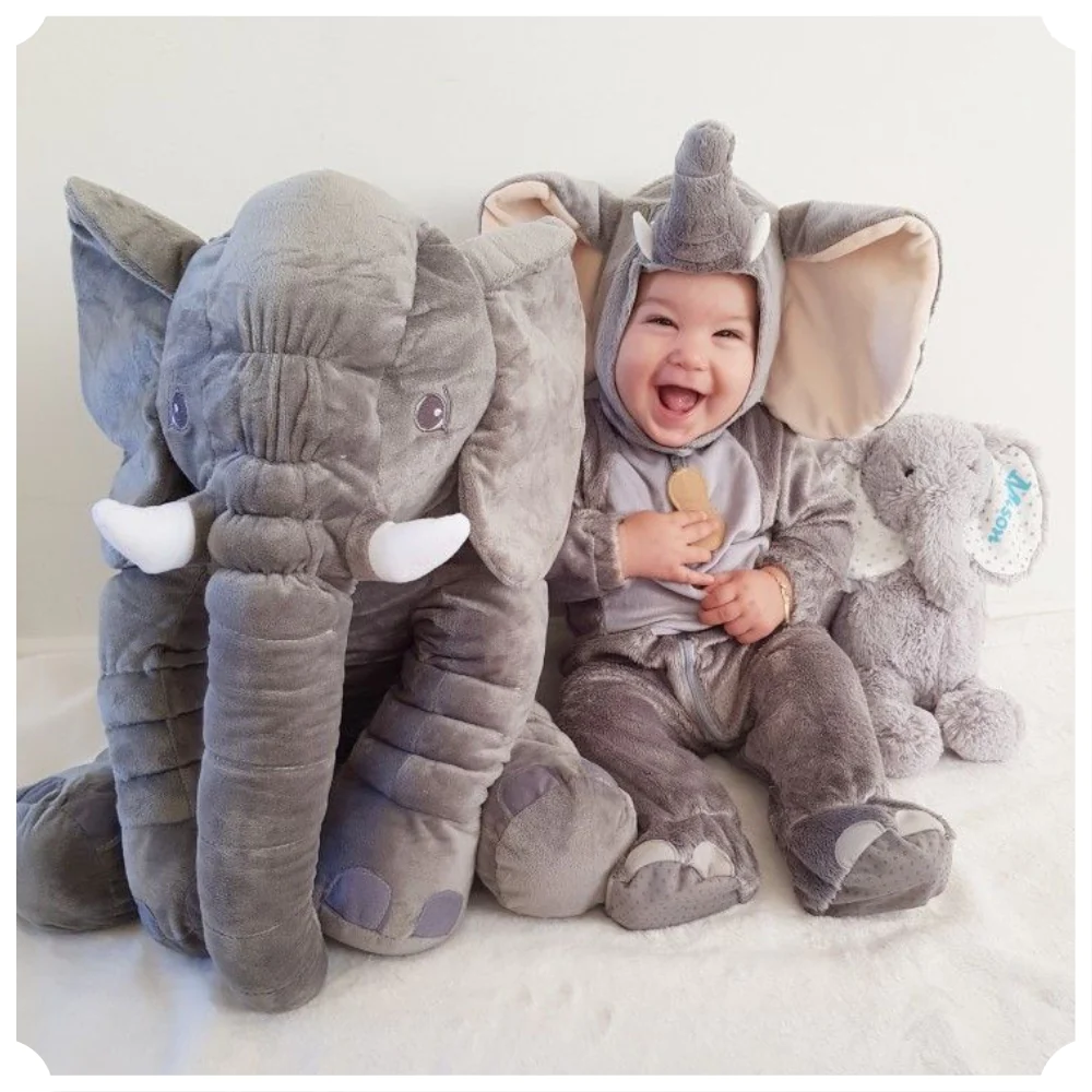 Comfy Elephant Plushie - Elephant Stuffed Animal