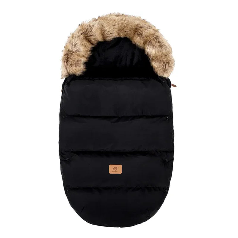 Baby Sleeping Bags Winter Thick Fur Collar Warm Footmuff for Universal Strollers Safety Seats Newborn Envelope for Discharge