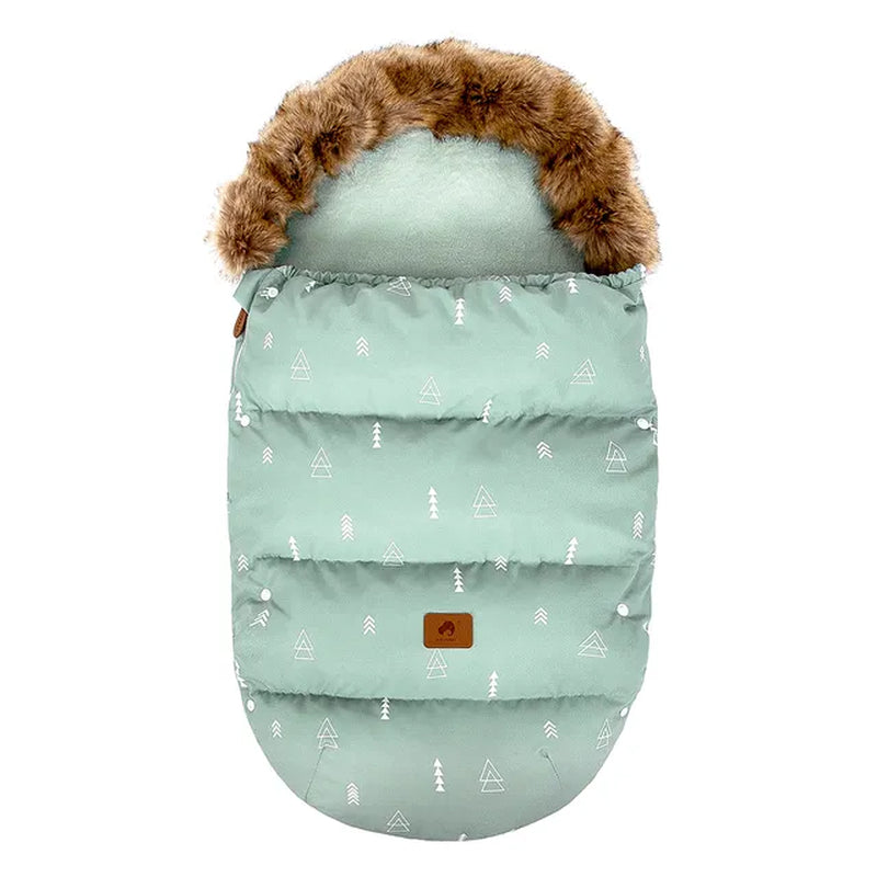 Baby Sleeping Bags Winter Thick Fur Collar Warm Footmuff for Universal Strollers Safety Seats Newborn Envelope for Discharge