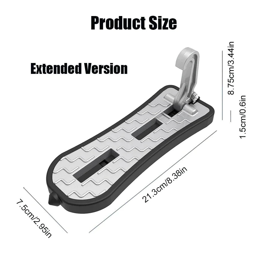 Foldable Car Door Latch Step & Safety Hammer