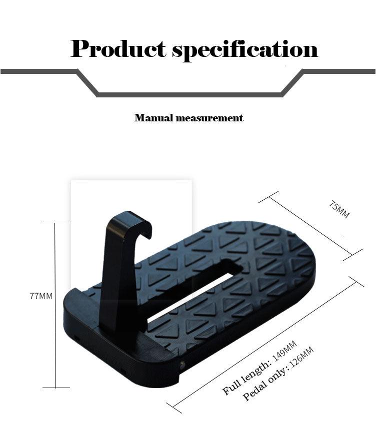 Foldable Car Door Latch Step & Safety Hammer