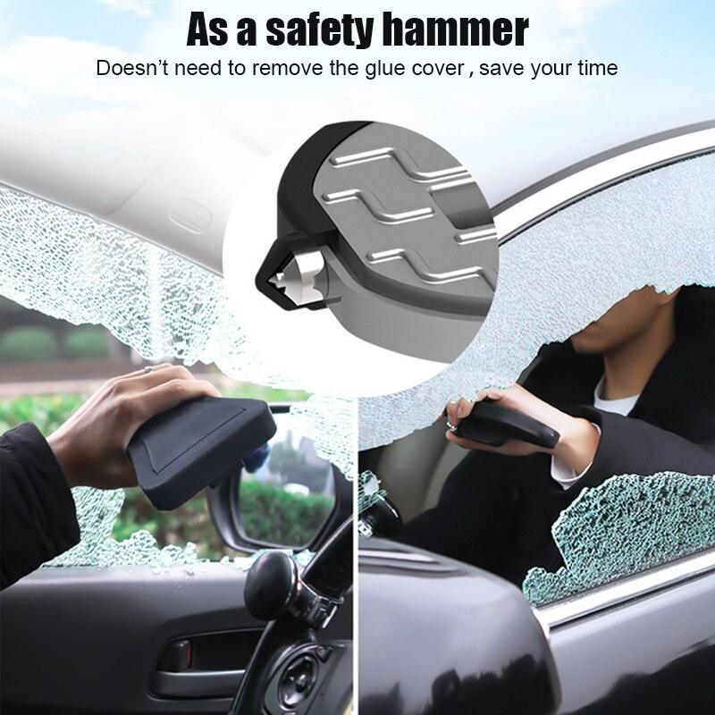 Foldable Car Door Latch Step & Safety Hammer