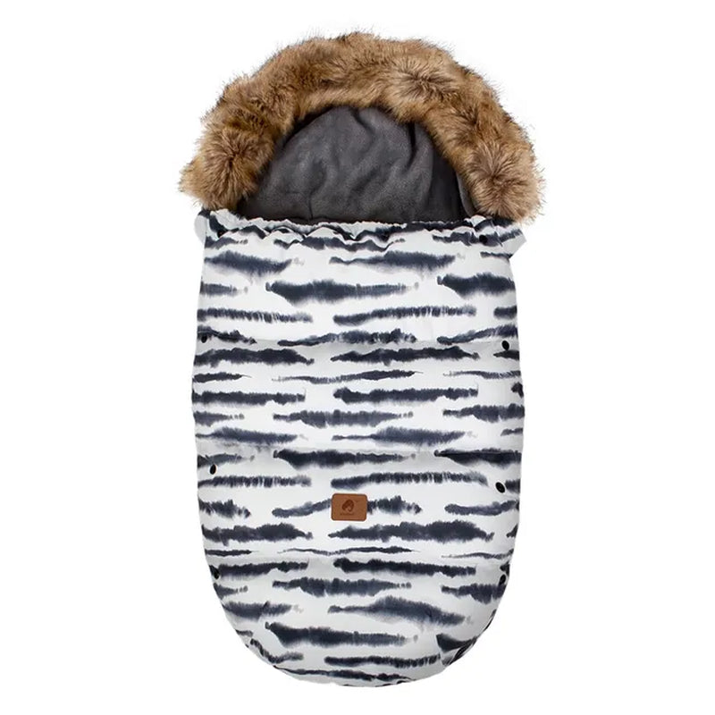 Baby Sleeping Bags Winter Thick Fur Collar Warm Footmuff for Universal Strollers Safety Seats Newborn Envelope for Discharge