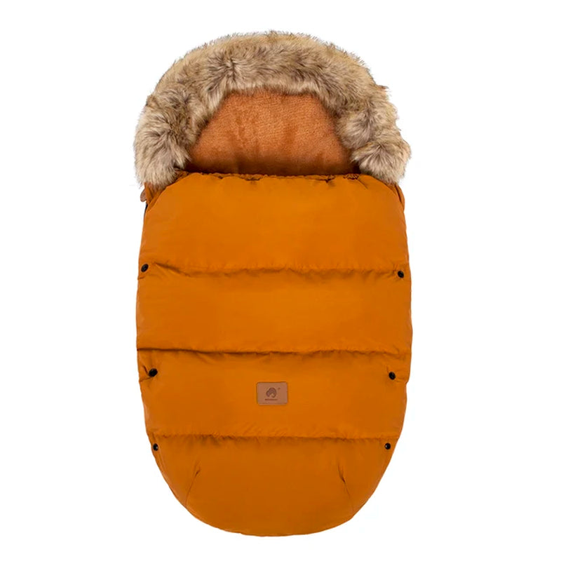 Baby Sleeping Bags Winter Thick Fur Collar Warm Footmuff for Universal Strollers Safety Seats Newborn Envelope for Discharge